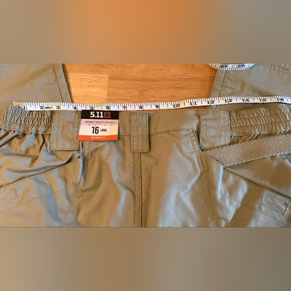 5.11 Tactical Women's Cargo Khaki Pants - Tan - Size 16 Long - Picture 9 of 11